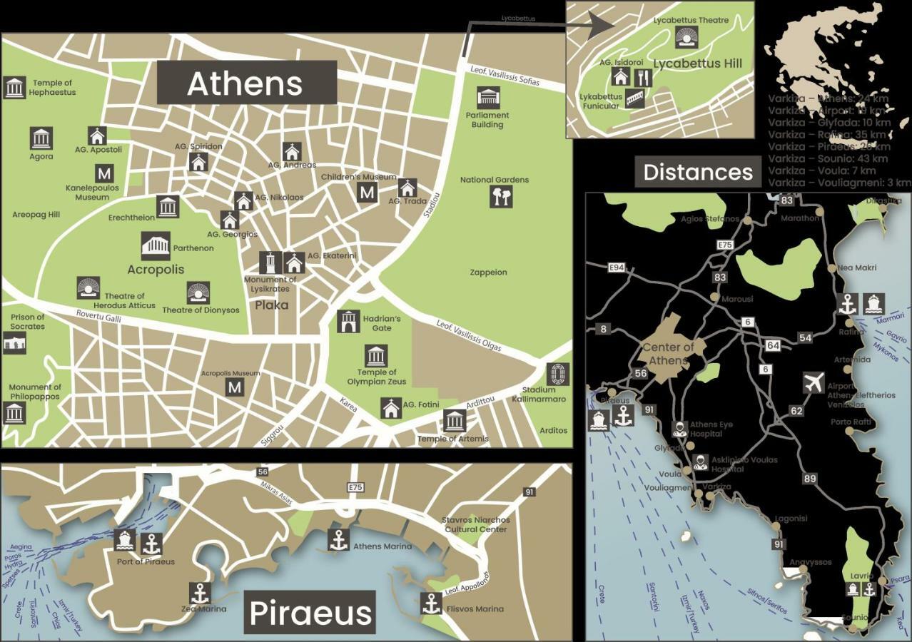 Starapartment Athens-Varkiza Top 2 Kültér fotó